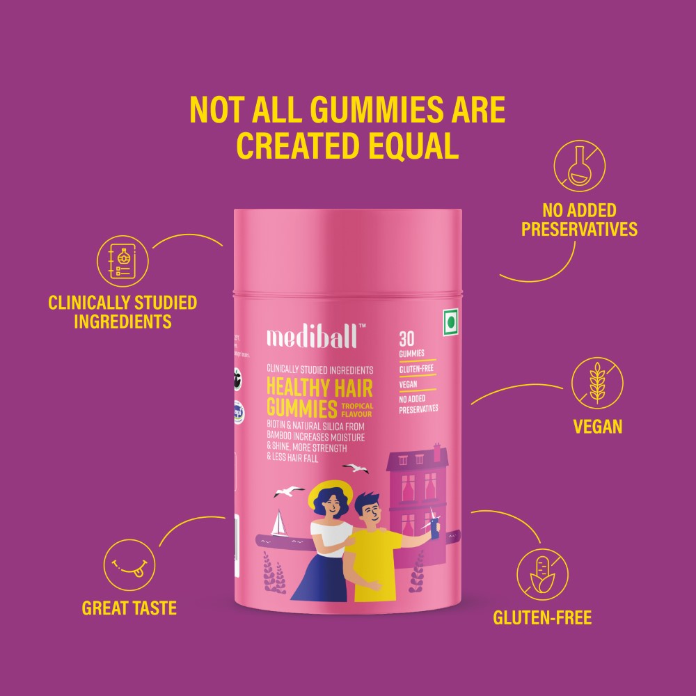Mediball Healthy Hair Gummies