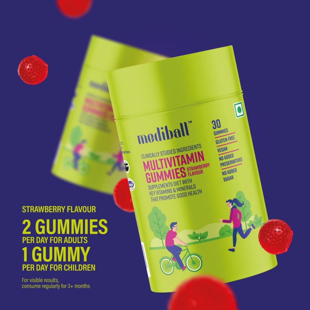 Mediball Multivitamin Gummies | No Added Sugar